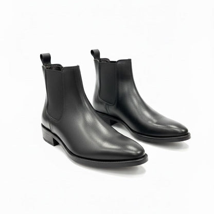 MEN’S BLACK FORMAL CHELSEA BOOTS