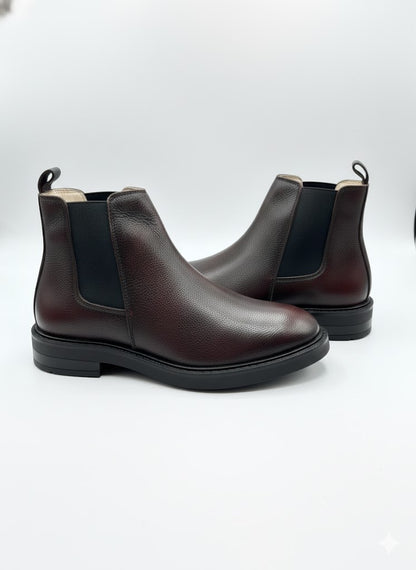 MEN’S BROWN FORMAL CHELSEA BOOTS