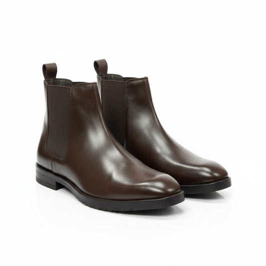 MEN’S BROWN FORMAL CHELSEA BOOTS